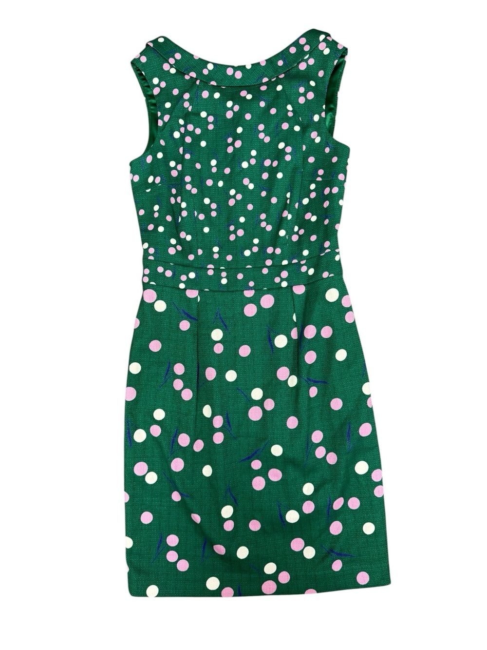 Boden Martha Sleeveless Shift Polka Dot Dress Sap Green Dandelion 6 NEW NWT - Picture 6 of 16